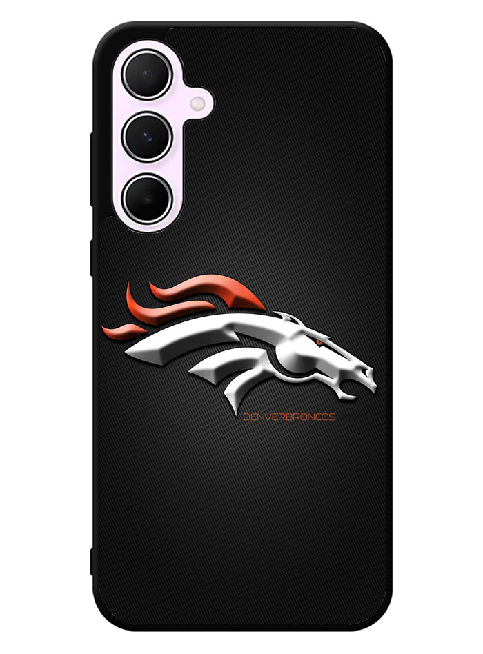 Denver Broncos Grey Background Samsung Galaxy A55 5G Case