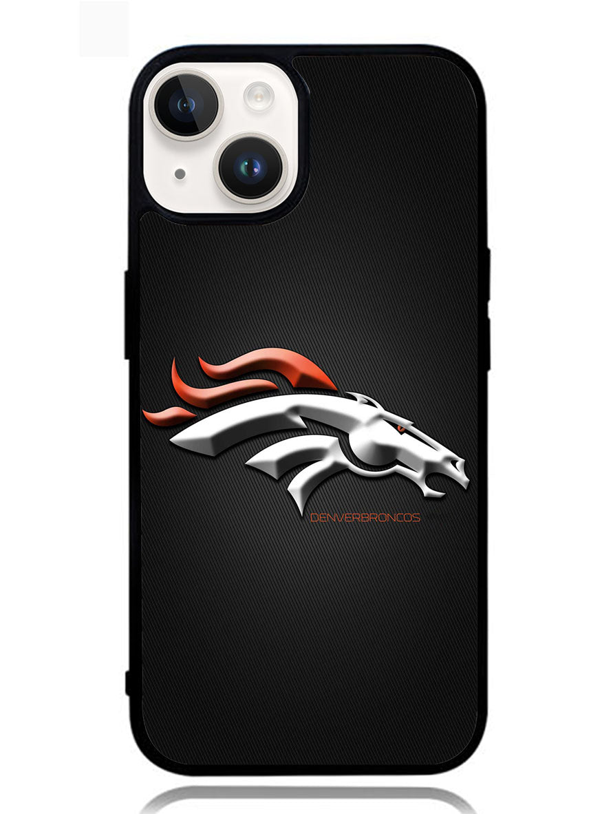 Denver Broncos Grey Background iPhone 14 Plus Case OV5721