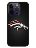 Denver Broncos Grey Background iPhone 14 Pro Case