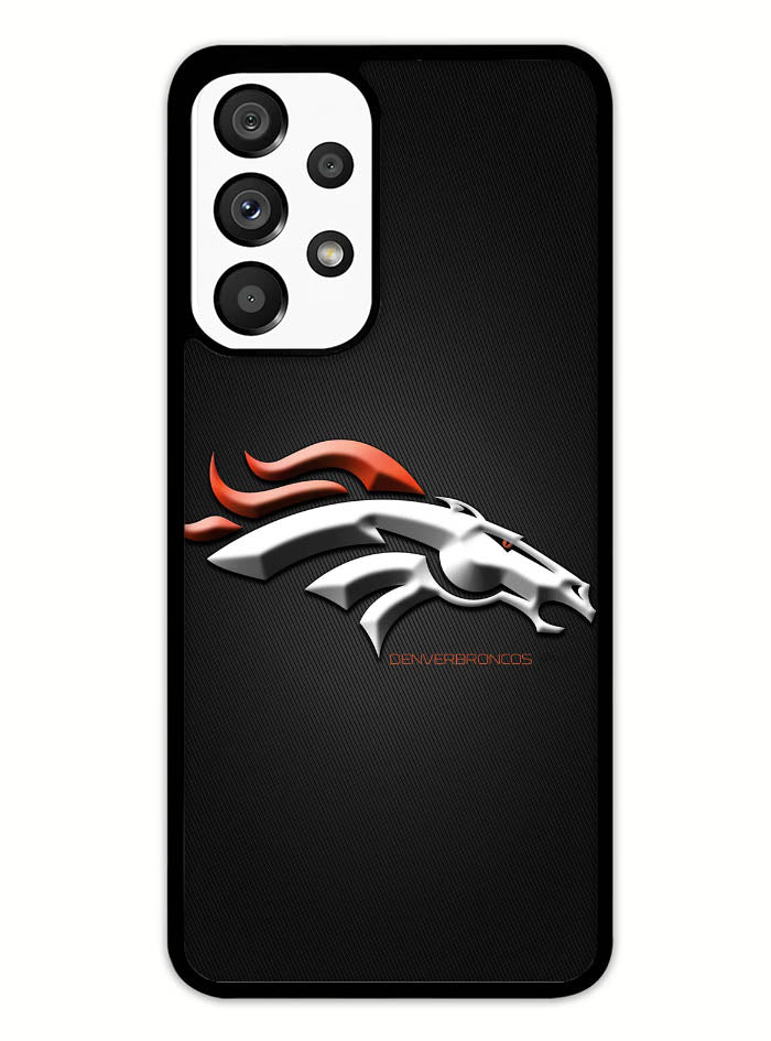 Denver Broncos Grey Background Samsung Galaxy A53 5G Case
