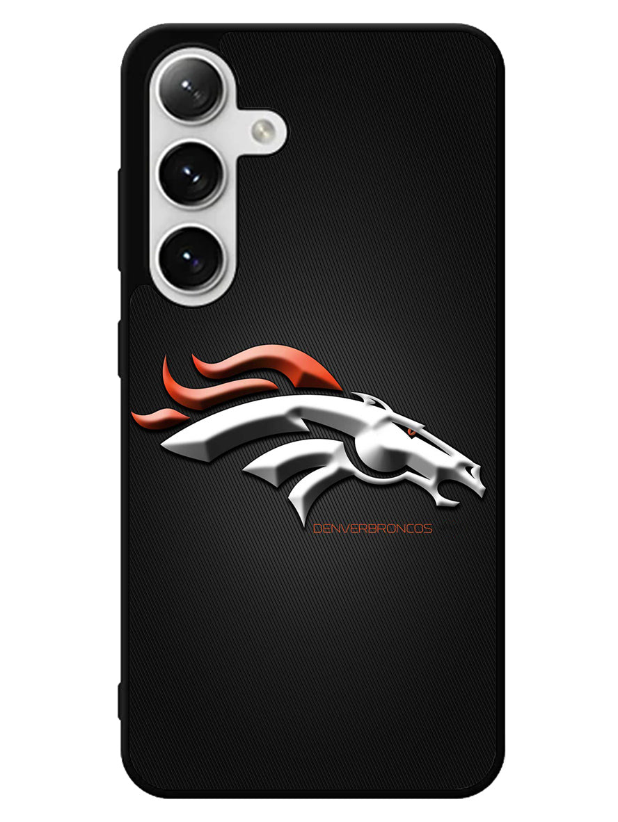 Denver Broncos Grey Background Samsung Galaxy S25 5G Case