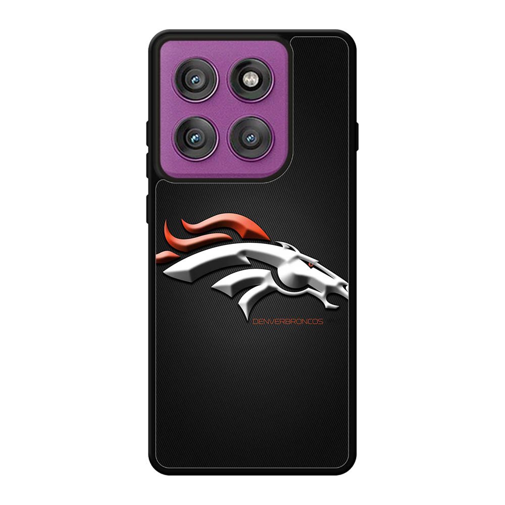 Denver Broncos Grey Background Motorola Moto Edge 60 Pro Case