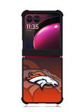 Denver Broncos Logo Ball Pattern Motorola Moto Razr Plus 2023 , Moto Razr+ 2023 Case OV4622
