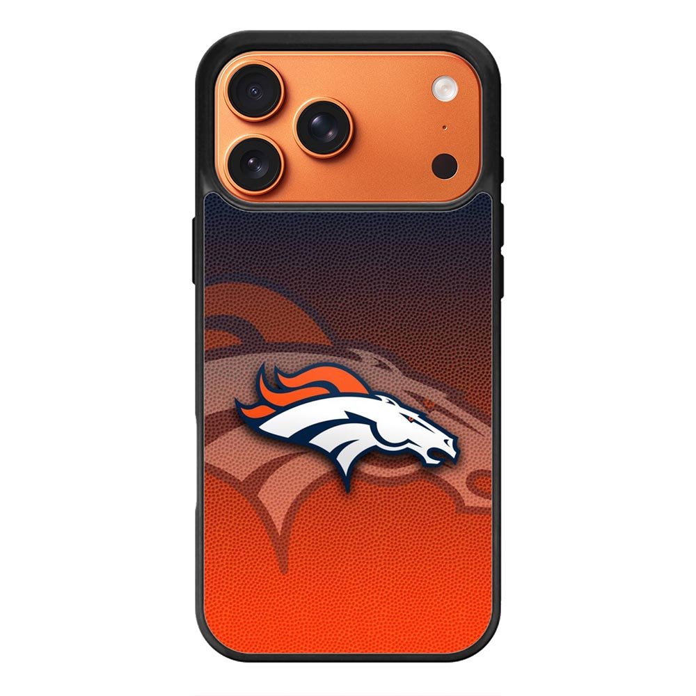 Denver Broncos Logo Ball Pattern iPhone 17 Pro Case QC4622