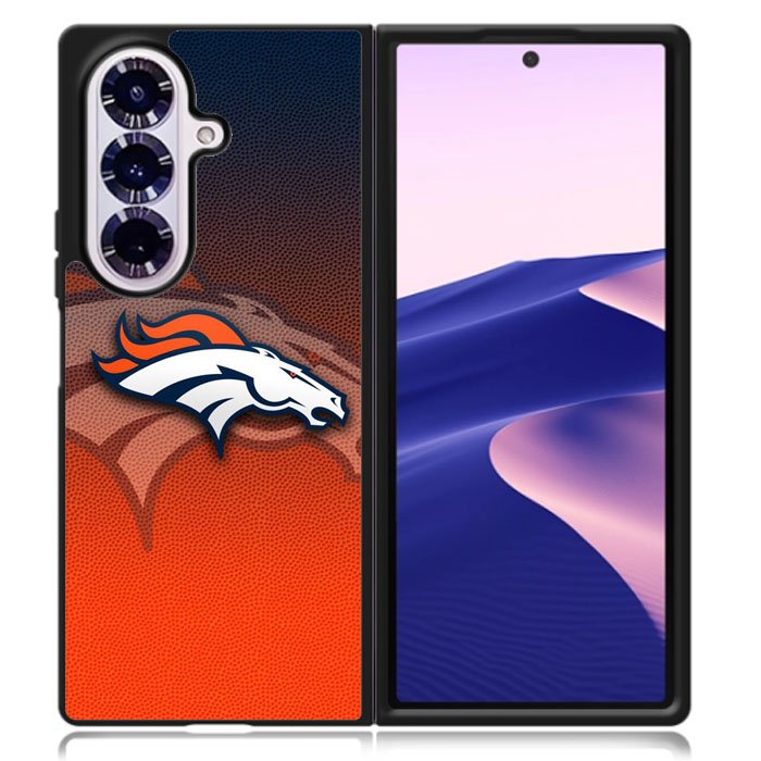 Denver Broncos Logo Ball Pattern Samsung Galaxy Z Fold 7 Case OV4622