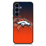 Denver Broncos Logo Ball Pattern Samsung Galaxy S25 FE Case OV4622