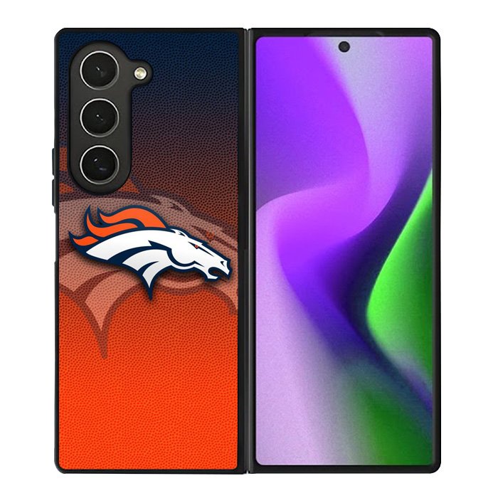 Denver Broncos Logo Ball Pattern Samsung Galaxy Z Fold 6 5G 2024 Case OV4622