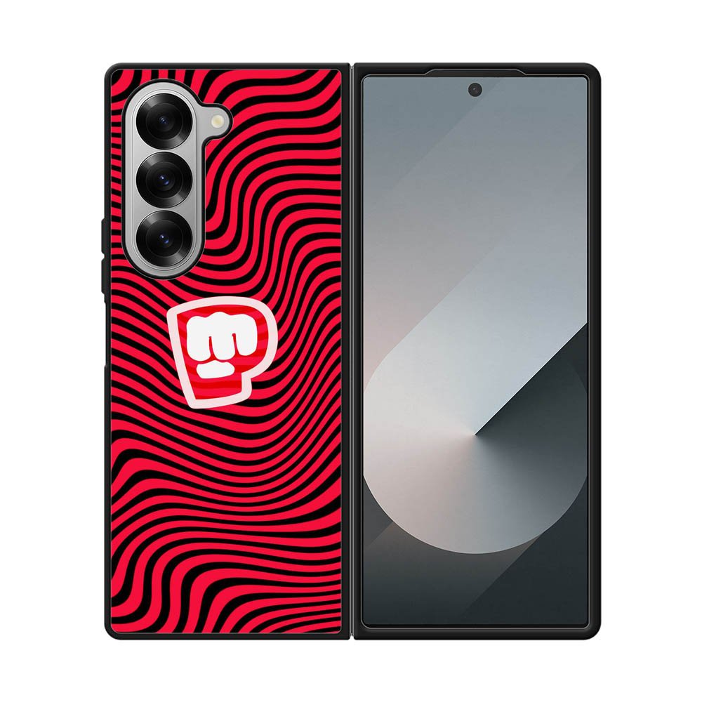 PewDiePie Red Black Logo Samsung Galaxy Z Fold 7 5G Case QC2940