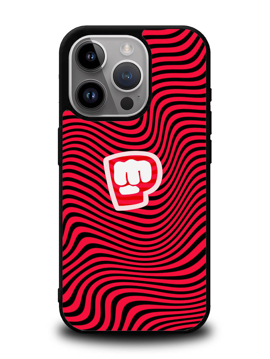 PewDiePie Red Black Logo iPhone 14 Pro Max Case QC2940