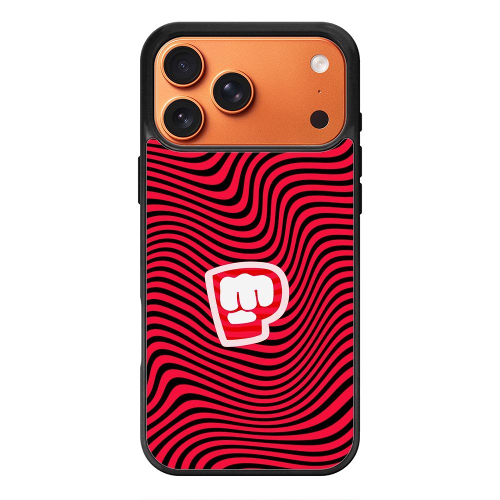 PewDiePie Red Black Logo iPhone 17 Pro Case QC2940