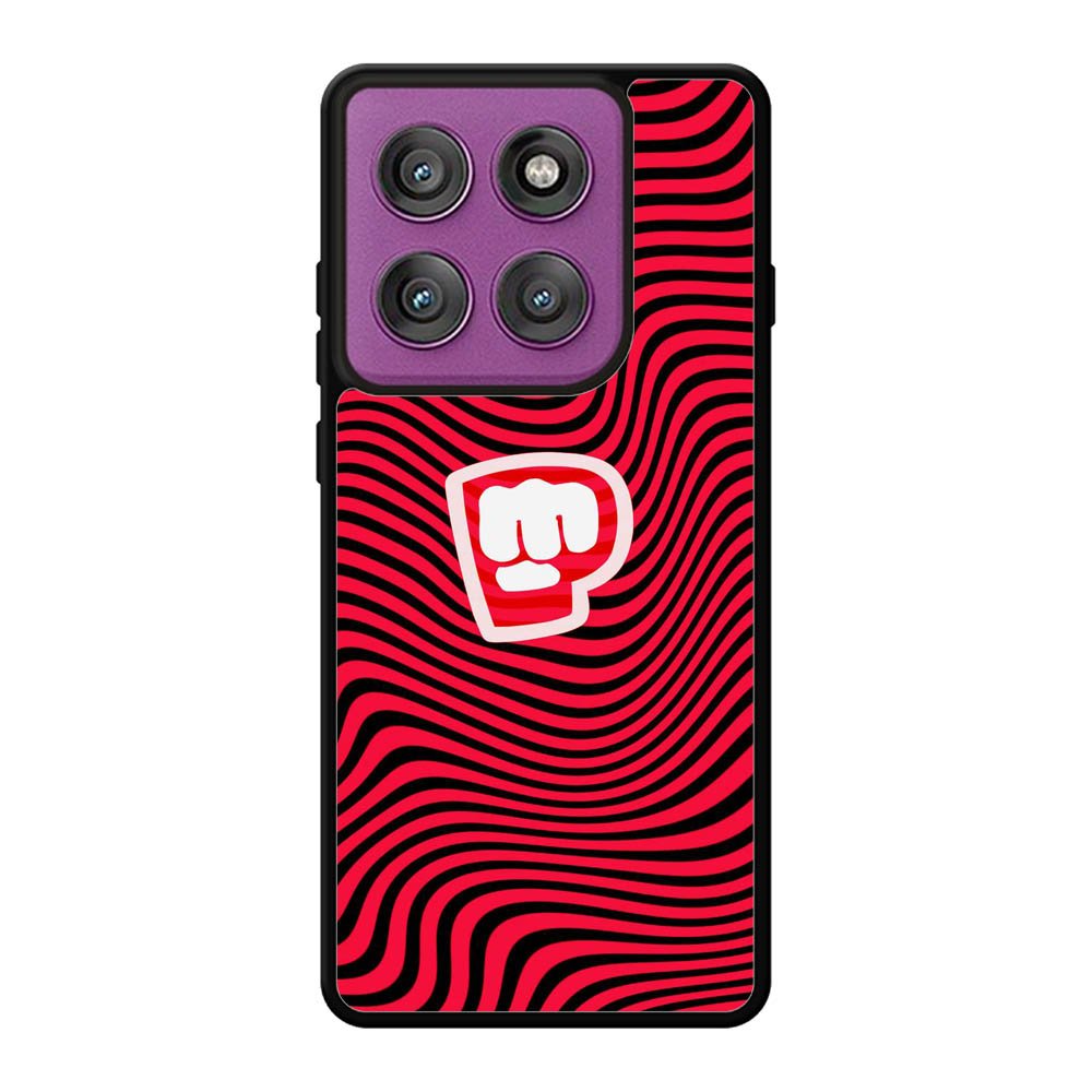 PewDiePie Red Black Logo Motorola Moto Edge 60 Pro Case QC2940