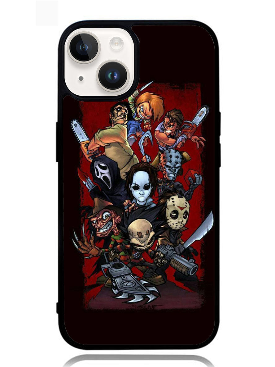 Classic Horror Movie Villains iPhone 14 Plus Case OV5737