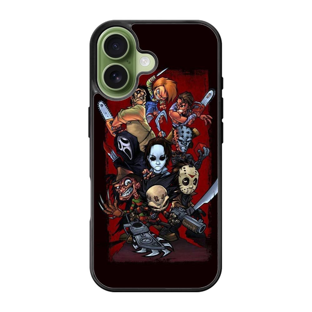 Classic Horror Movie Villains iPhone 17 Case