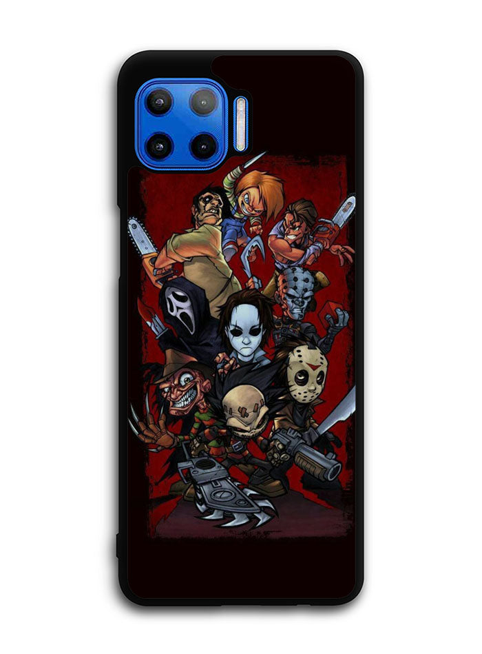 Classic Horror Movie Villains Motorola Moto One 5G Case , Moto One 5G UW Case , Moto G 5G Plus Case