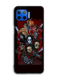 Classic Horror Movie Villains Motorola Moto One 5G Case , Moto One 5G UW Case , Moto G 5G Plus Case