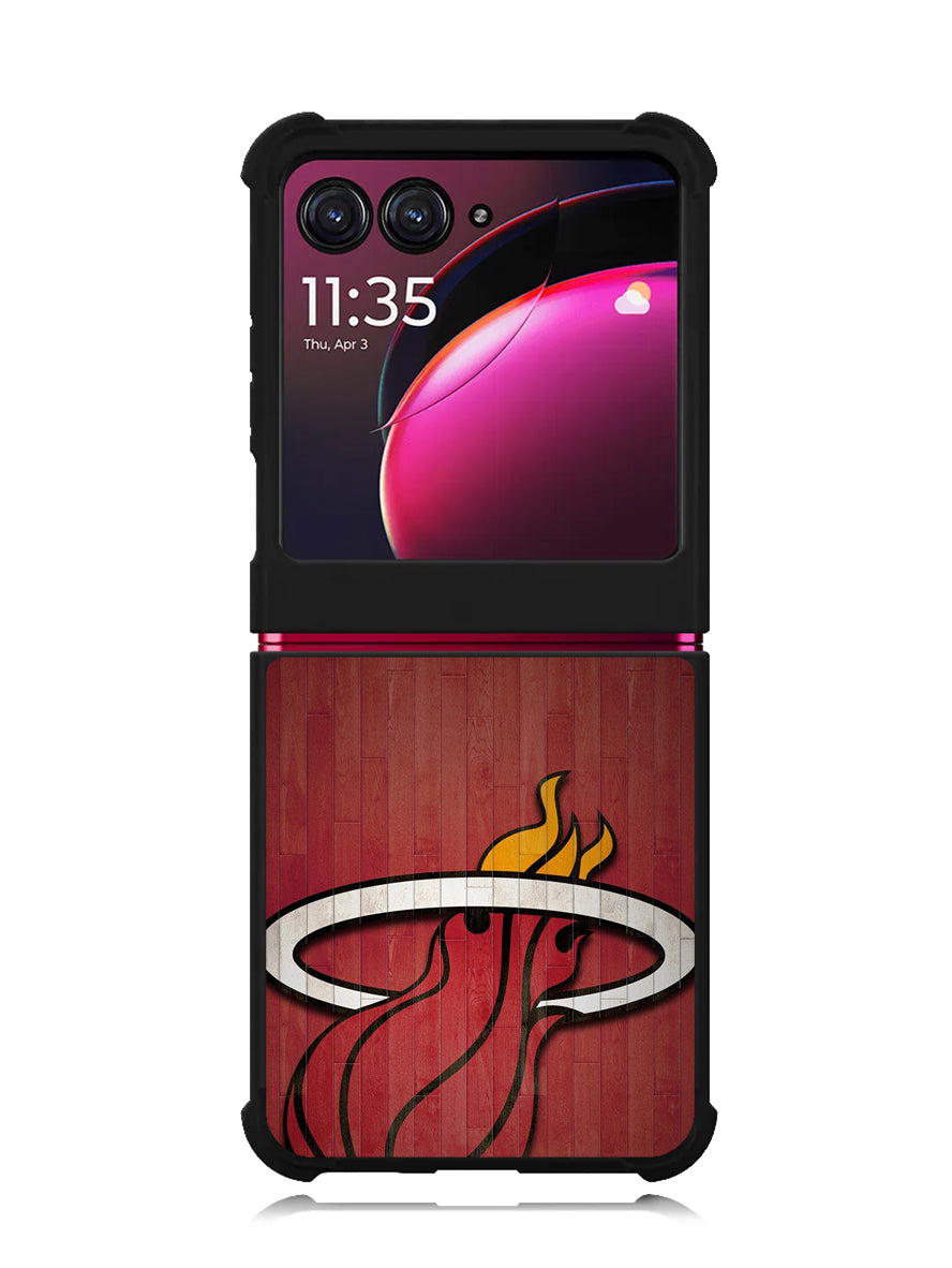Miami Heat Red Motorola Moto Razr Plus 2023 , Moto Razr+ 2023 Case OV7006