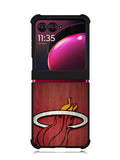 Miami Heat Red Motorola Moto Razr Plus 2023 , Moto Razr+ 2023 Case OV7006