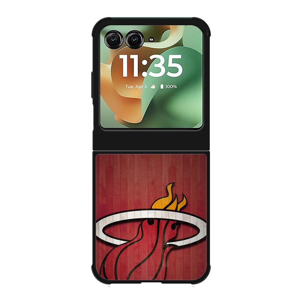 Miami Heat Red Motorola Moto RAZR 2025 Case OV7006