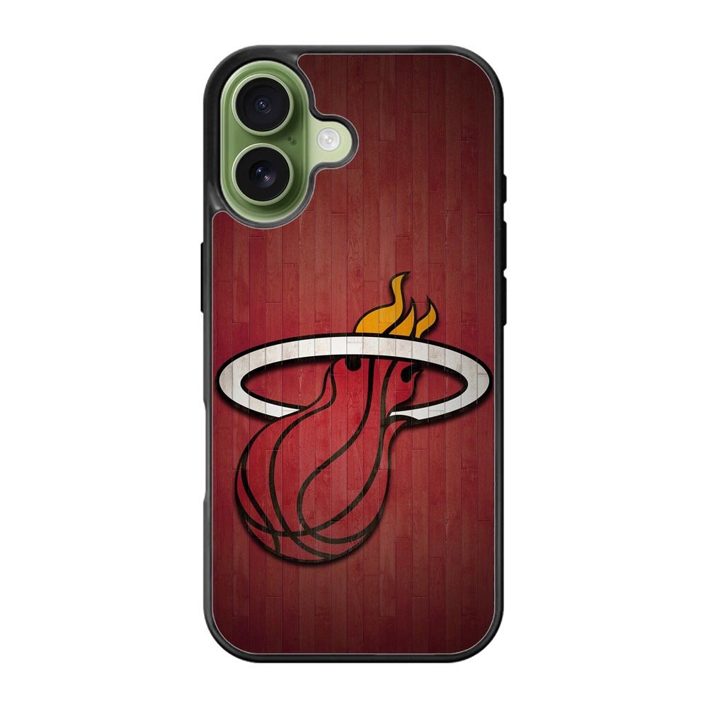 Miami Heat Red iPhone 17 Case QC7006