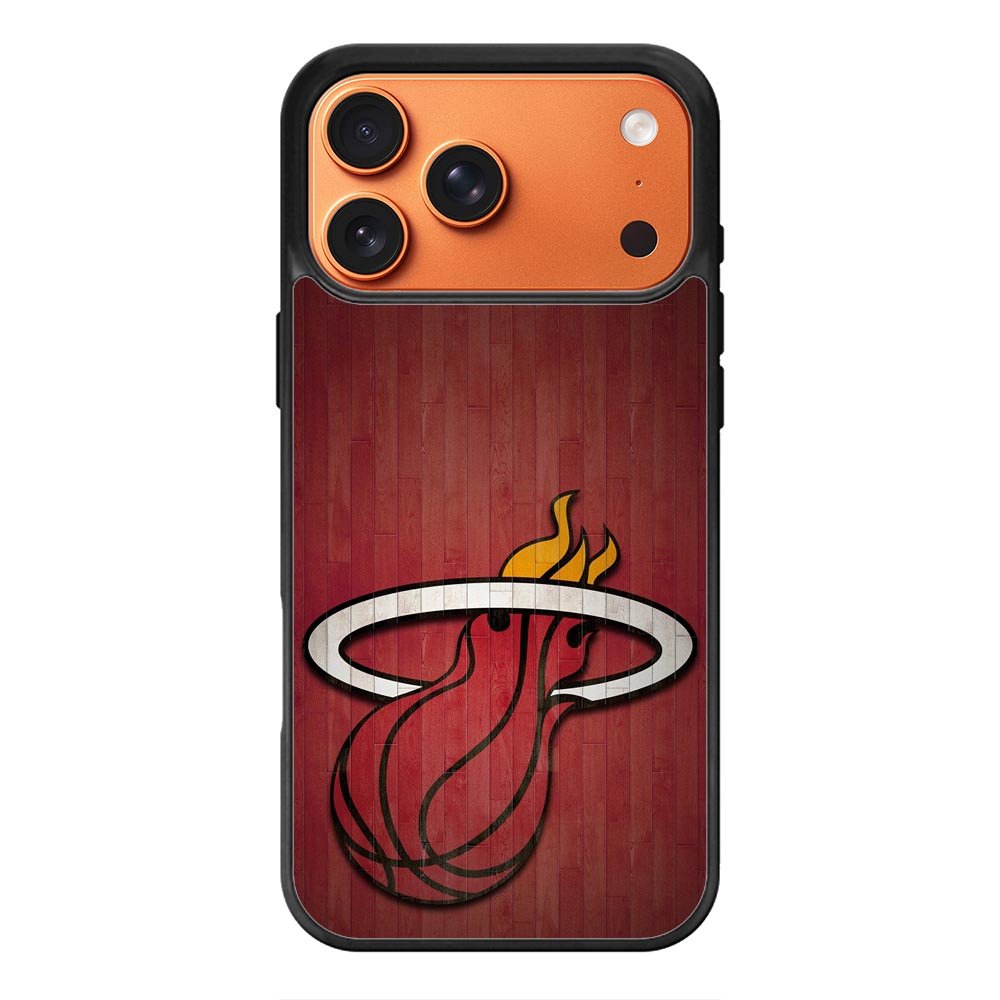 Miami Heat Red iPhone 17 Pro Case QC7006
