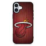 Miami Heat Red iPhone 16 Plus Case QC7006
