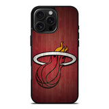 Miami Heat Red iPhone 16 Pro Max Case OV7006