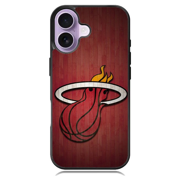 Miami Heat Red iPhone 17 Case OV7006