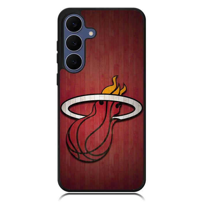 Miami Heat Red Samsung Galaxy S25 FE Case OV7006