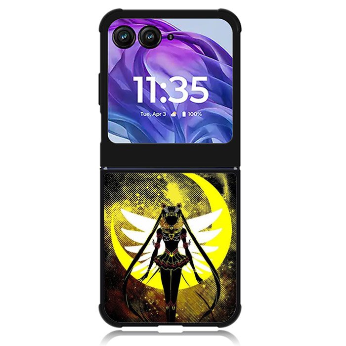 Sailor Moon Eternal Silouete Motorola Moto Razr Plus 2024 , Moto Razr+ 2024 Case