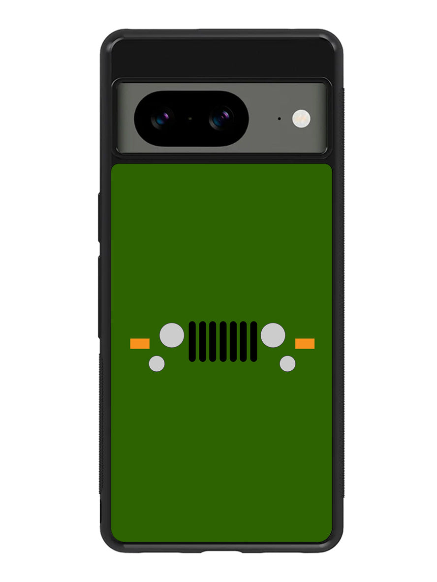 Jeep Army Green Google Pixel 8A Case QC9797