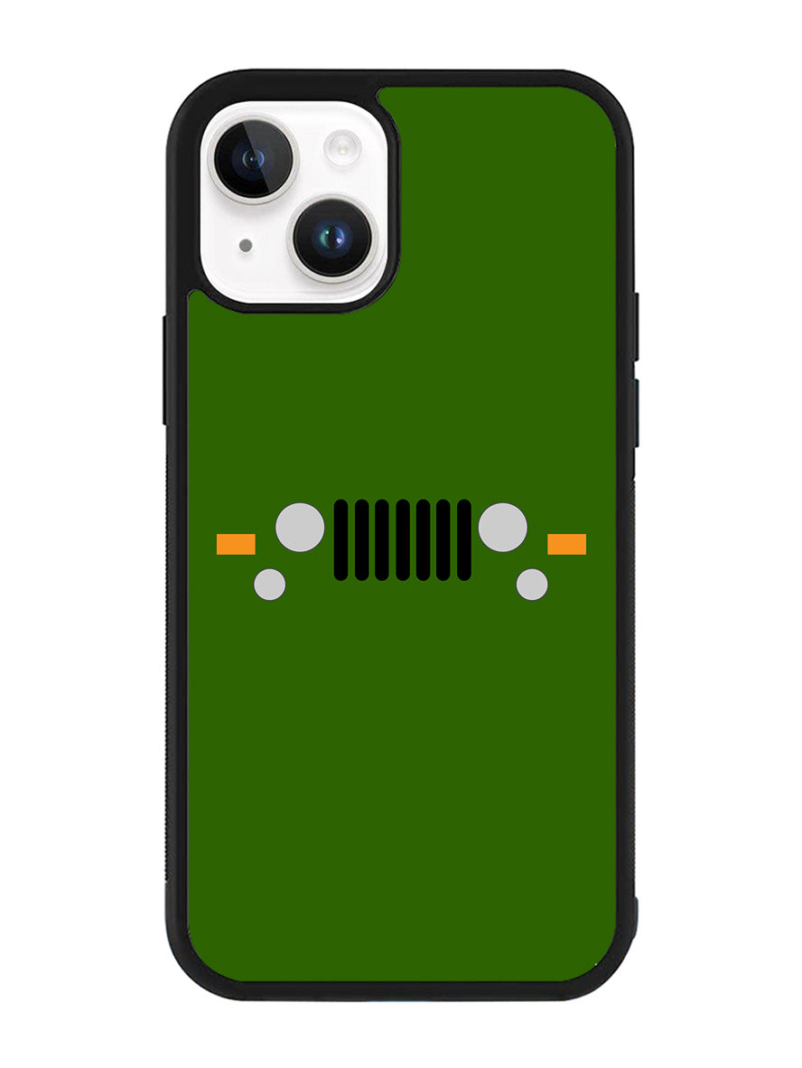 Jeep Army Green iPhone 14 Case QC9797