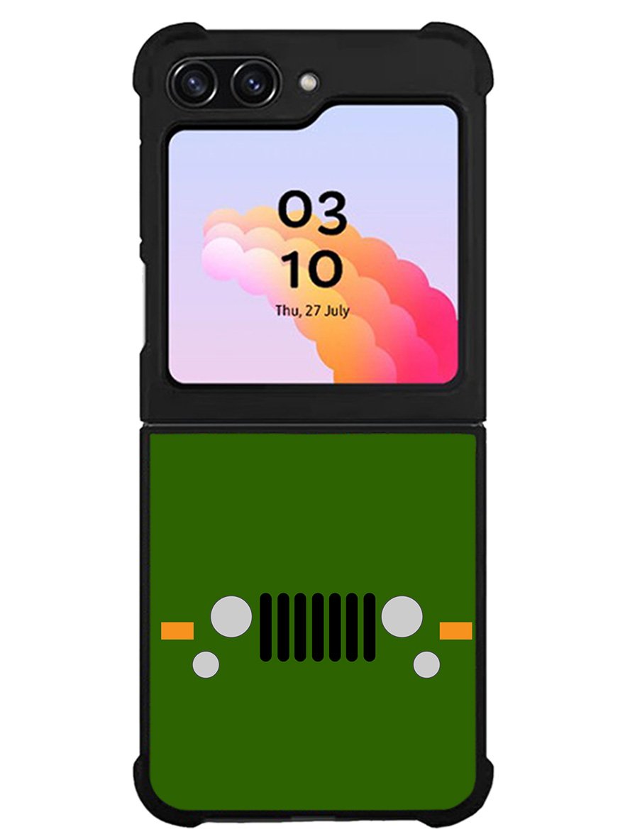 Jeep Army Green Samsung Galaxy Z Flip 5 5G 2023 Case OV9797