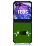 Jeep Army Green Motorola Moto Razr Plus 2024 , Moto Razr+ 2024 Case OV9797