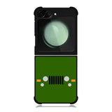 Jeep Army Green Samsung Galaxy Z Flip 6 5G 2024 Case OV9797
