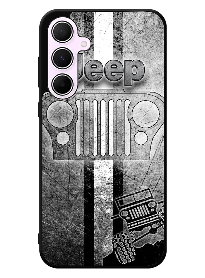 Jeep Grey Samsung Galaxy A55 5G Case