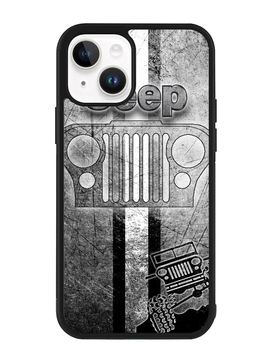 Jeep Grey iPhone 15 Plus Case OV9798