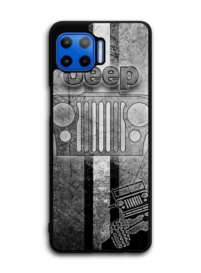 Jeep Grey Motorola Moto One 5G Case , Moto One 5G UW Case , Moto G 5G Plus Case