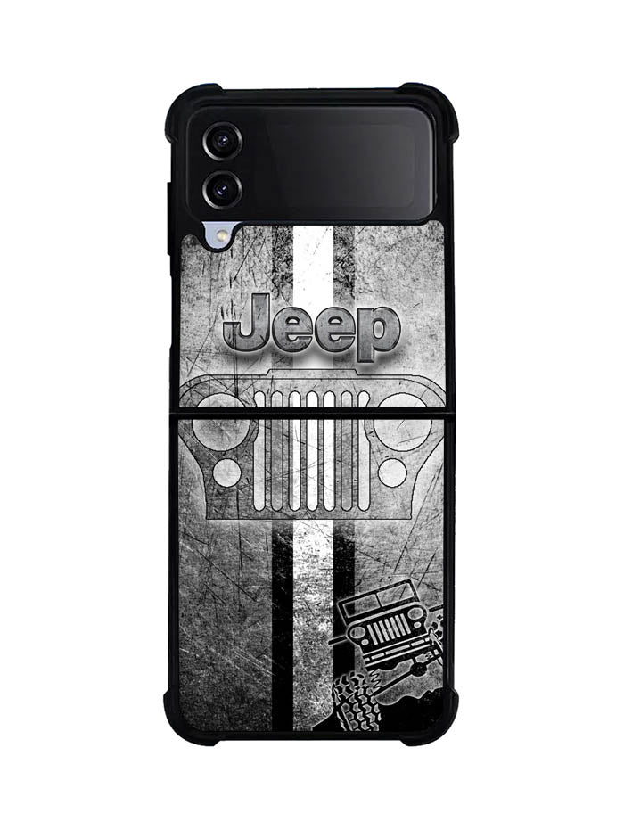 Jeep Grey Samsung Galaxy Z Flip 4 5G 2022 Case