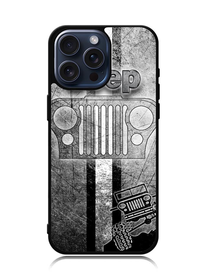 Jeep Grey iPhone 15 Pro Case OV9798