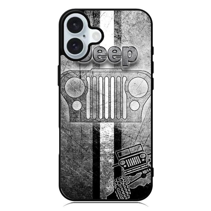 Jeep Grey iPhone 16 Plus Case