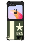 Jeep Vintage Racing USA 1941 Samsung Galaxy Z Flip 5 5G 2023 Case OV9800