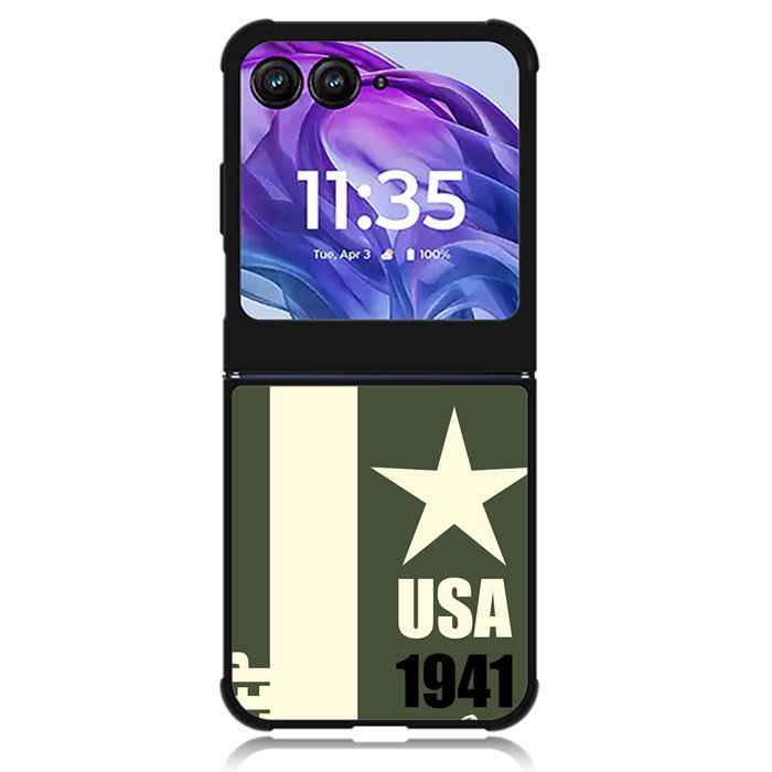 Jeep Vintage Racing USA 1941 Motorola Moto Razr Plus 2024 , Moto Razr+ 2024 Case OV9800