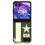 Jeep Vintage Racing USA 1941 Motorola Moto Razr Plus 2024 , Moto Razr+ 2024 Case OV9800