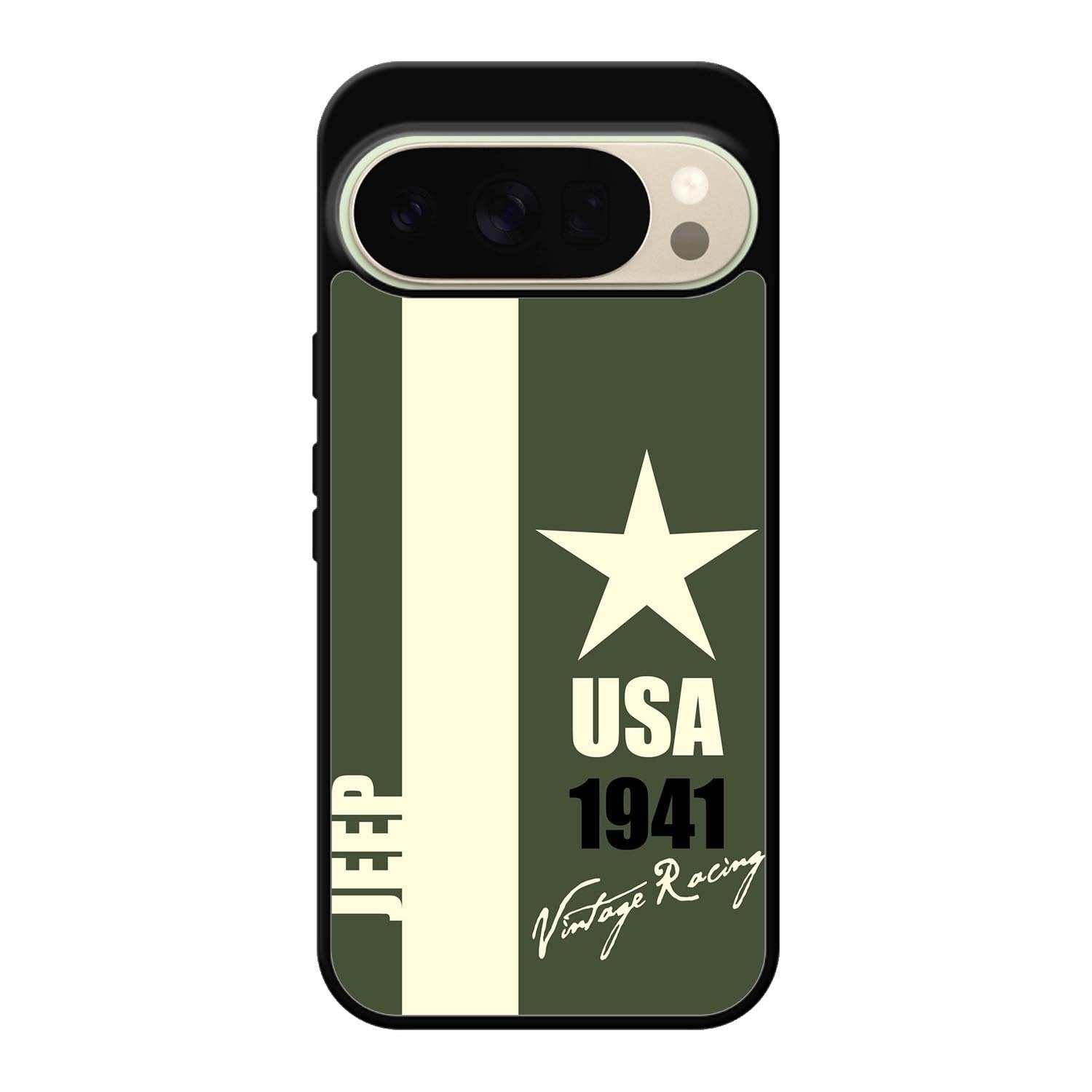 Jeep Vintage Racing USA 1941 Google Pixel 10 Pro XL Case QC9800