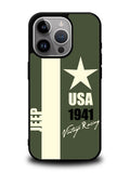 Jeep Vintage Racing USA 1941 iPhone 16 Pro Case OV9800