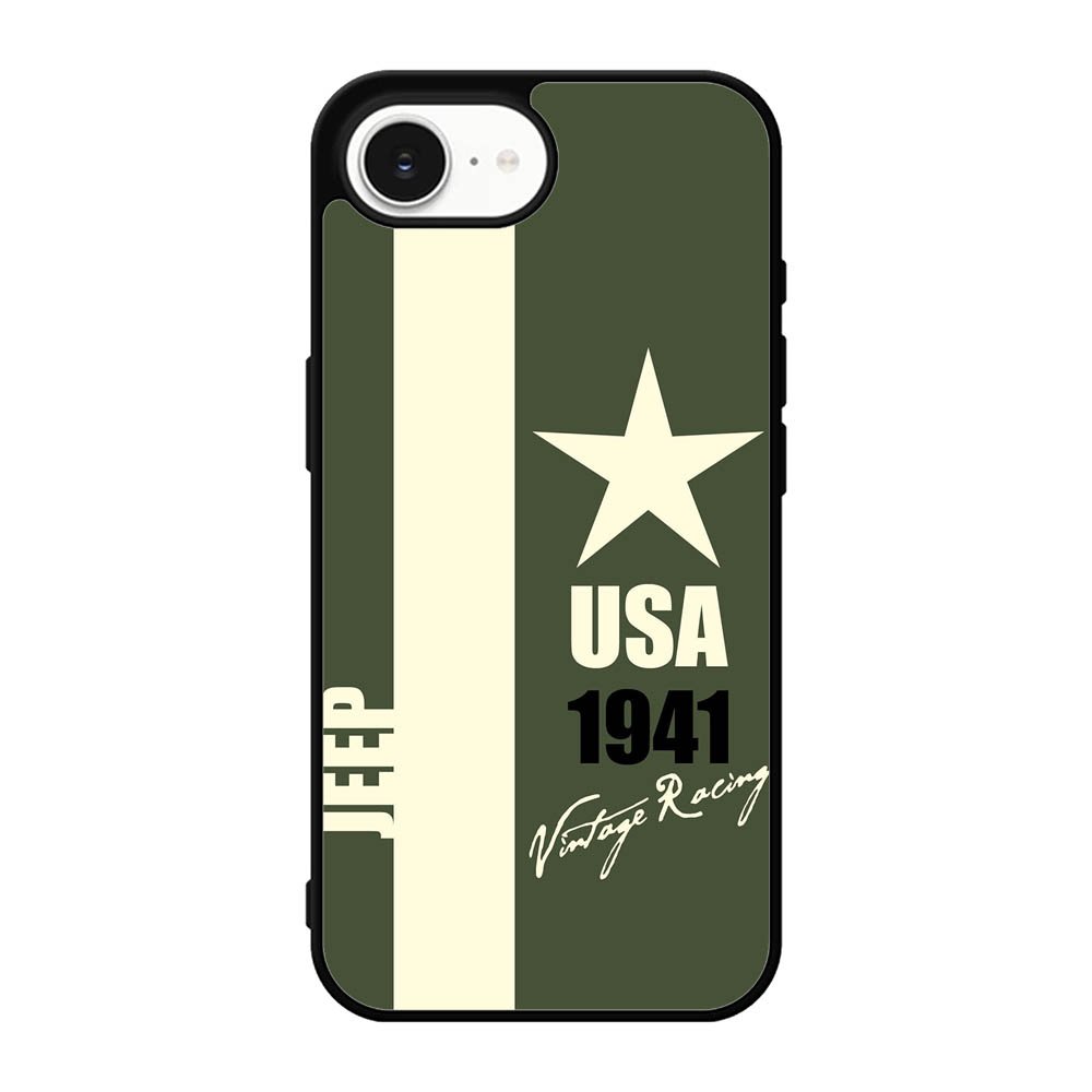 Jeep Vintage Racing USA 1941 iPhone 17e Case QC9800