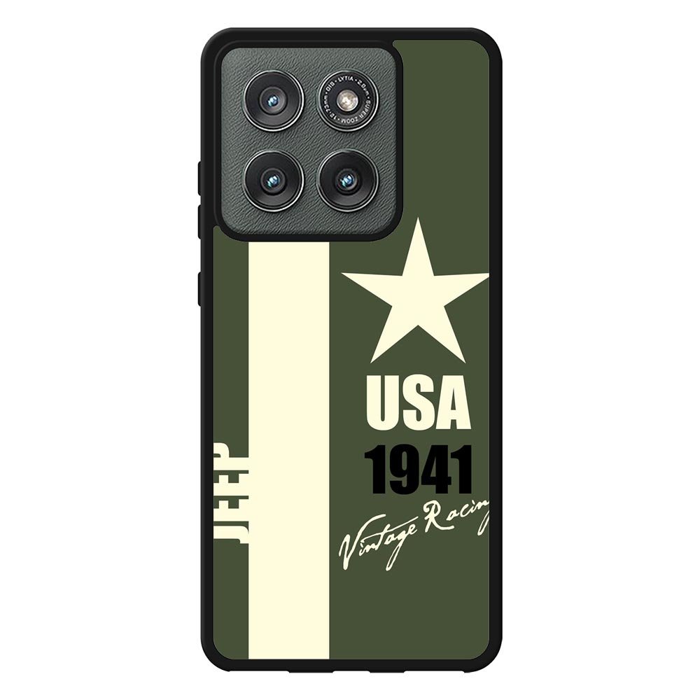 Jeep Vintage Racing USA 1941 Motorola Moto Edge 2025 Case QC9800