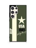 Jeep Vintage Racing USA 1941 Samsung Galaxy S25 Ultra 5G Case QC9800