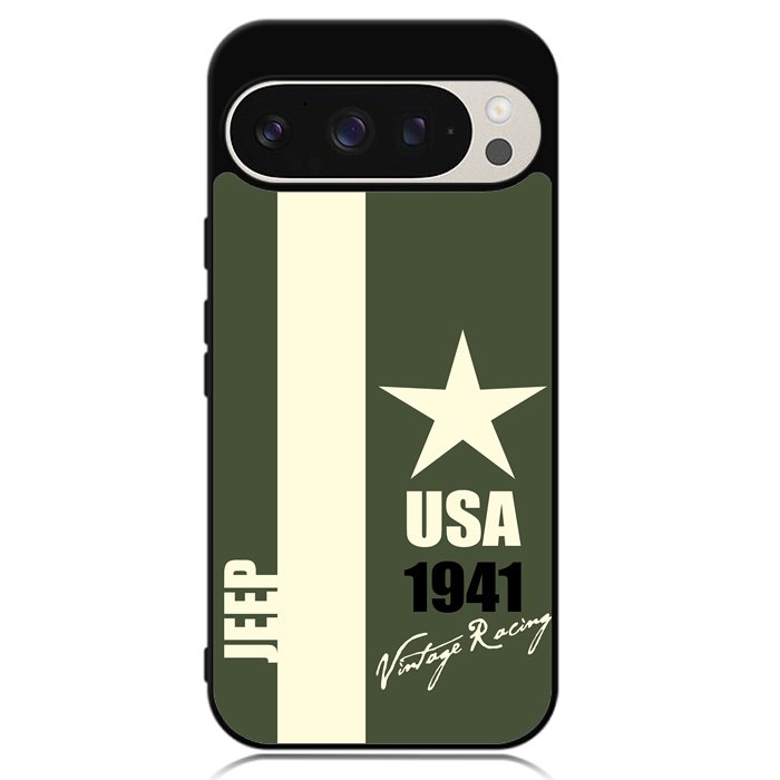 Jeep Vintage Racing USA 1941 Google Pixel 9 Pro XL Case OV9800