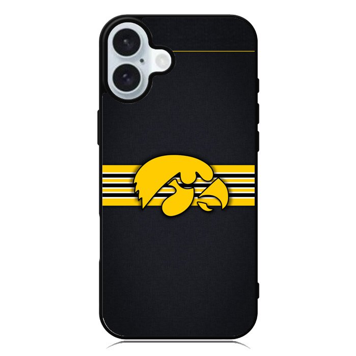 Iowa Hawkeyes Logo iPhone 16 Case QC9796